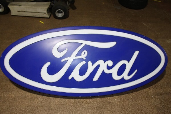 Logo Ford Ép Nổi 3D; 