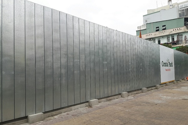 Hàng rào công trình bằng hiflex