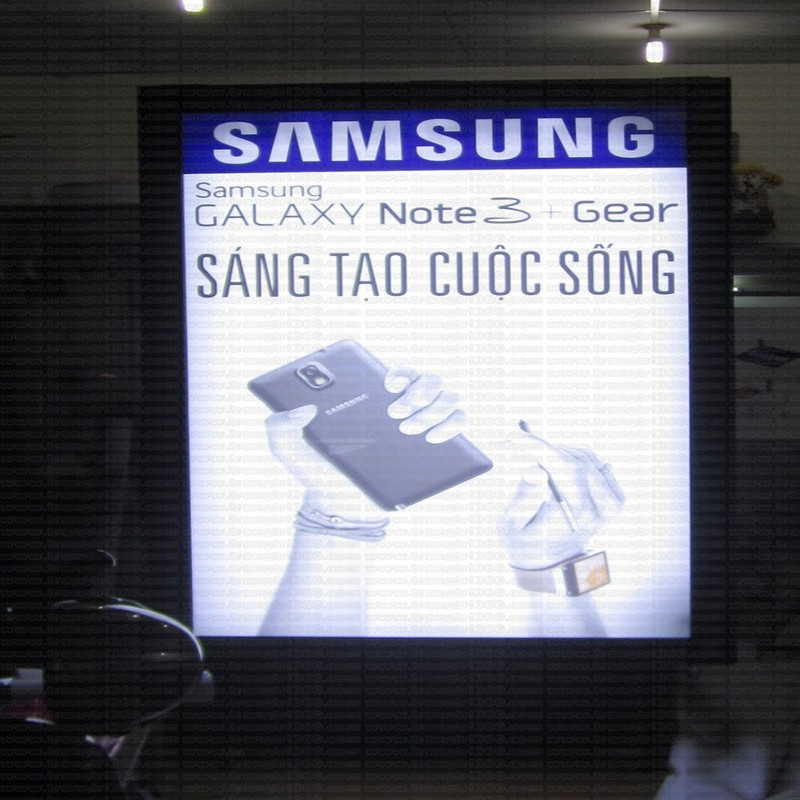 Hộp đèn chuyển hình Samsung 2013