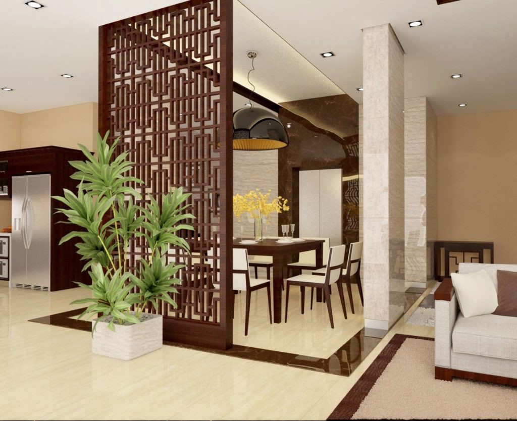 Mẫu vách ngăn CNC gỗ công nghiệp