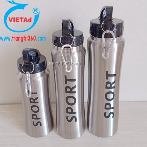 Khắc bình nước inox làm quà tặng