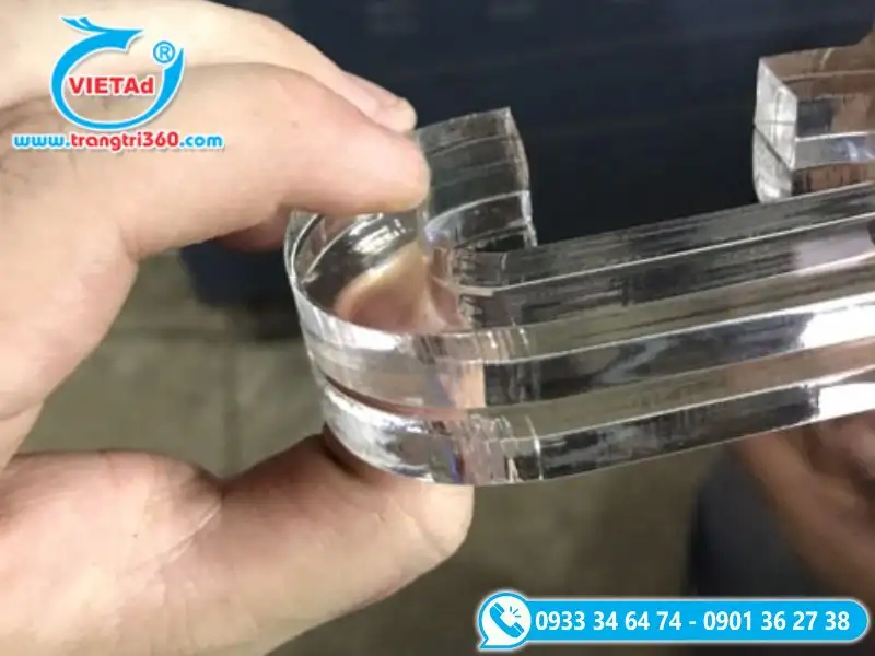 Chữ mica có hiệu ứng nổi 3D độc đáo, ấn tượng