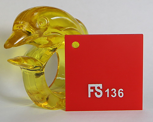 Mica FS màu đỏ vừa mã 136