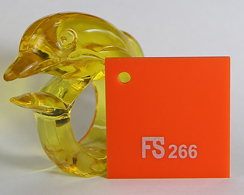 Mica FS màu vàng cam mã 266