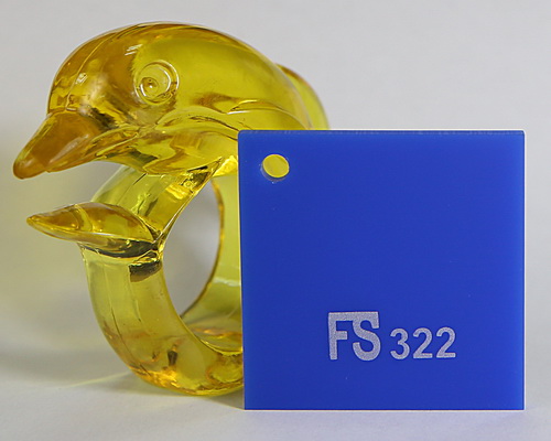 Mica FS màu xanh dương mã 322
