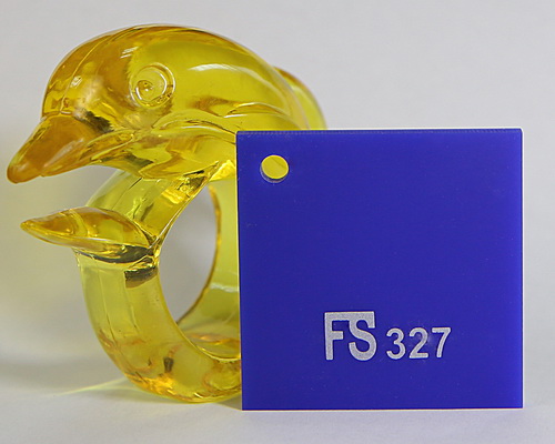 Mica FS màu xanh dương tím mã 327