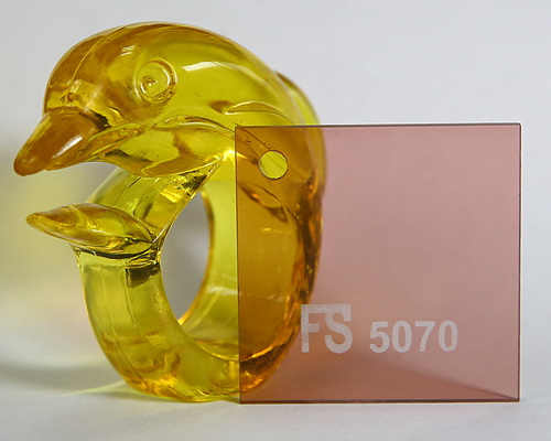 Mica FS trong màu trà nhạt mã 5070