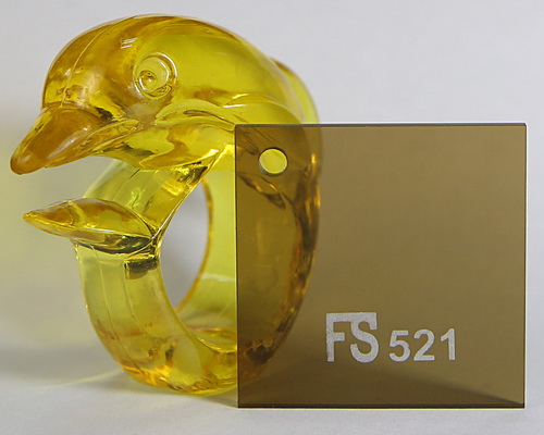 Mica FS trong màu nâu vừa mã 521