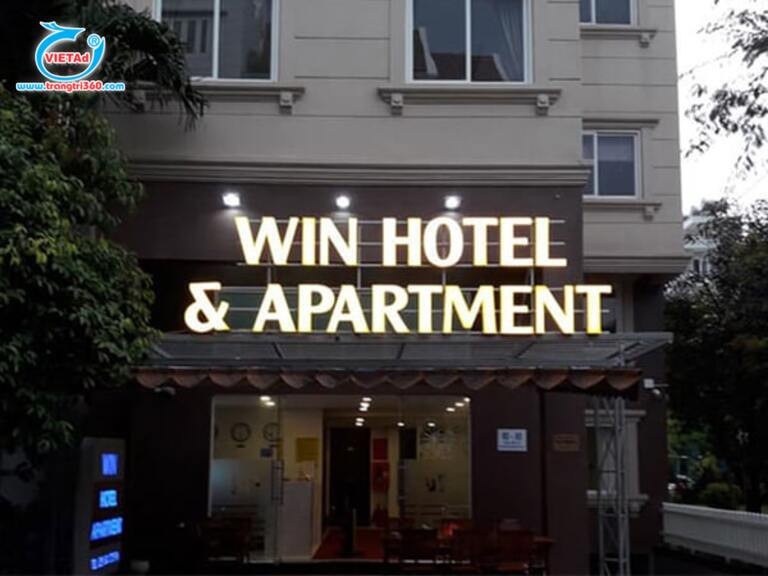 Mẫu bảng hiệu cho khách sạn nhà nghỉ sang trọng đẹp mắt số 19
