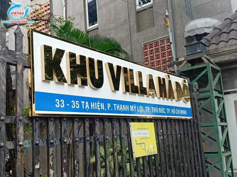 Nội dung bảng hiệu