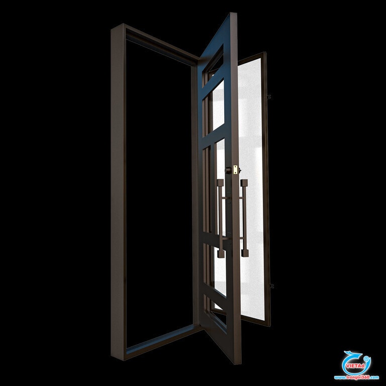 Cấu tạo của cửa gồm 3 phần là khung bao cửa, khung cánh và đố cửa