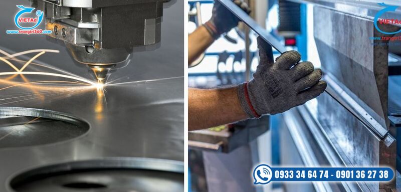 Gia công kim loại tấm là quá trình biến những tấm kim loại phẳng thành các sản phẩm theo yêu cầu