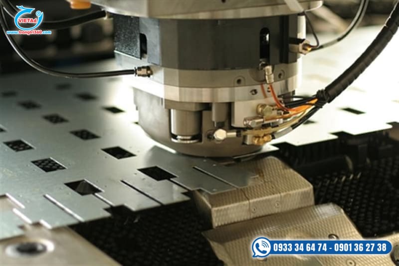 Gia công kim loại tấm - Phương pháp đột lỗ theo các hình dạng đơn giản