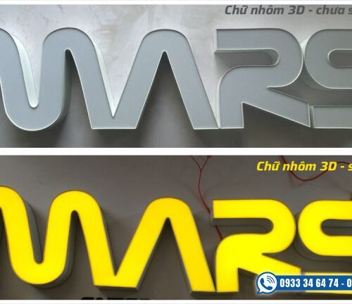 Làm Chữ Nhôm 3D Chất Lượng Cao Đảm Bảo Yêu Cầu Giá Rẻ