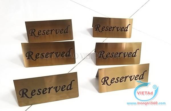Bảng Đặt Bàn Reserved