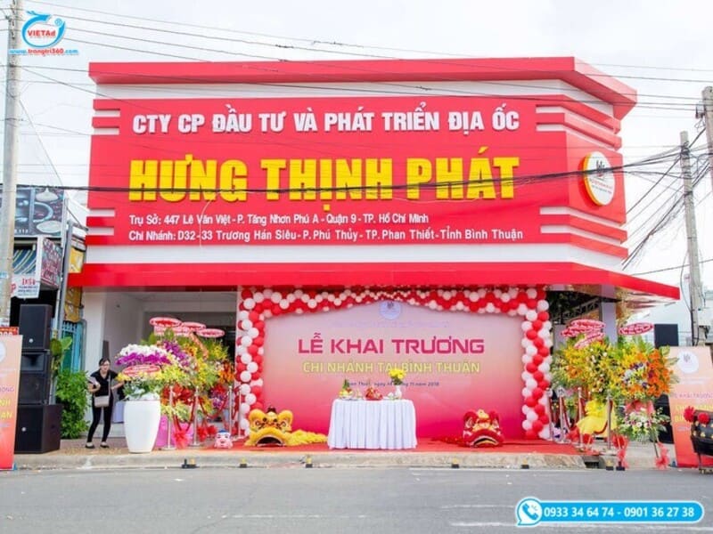 Mẫu bảng bất động sản Hưng Thịnh Phát
