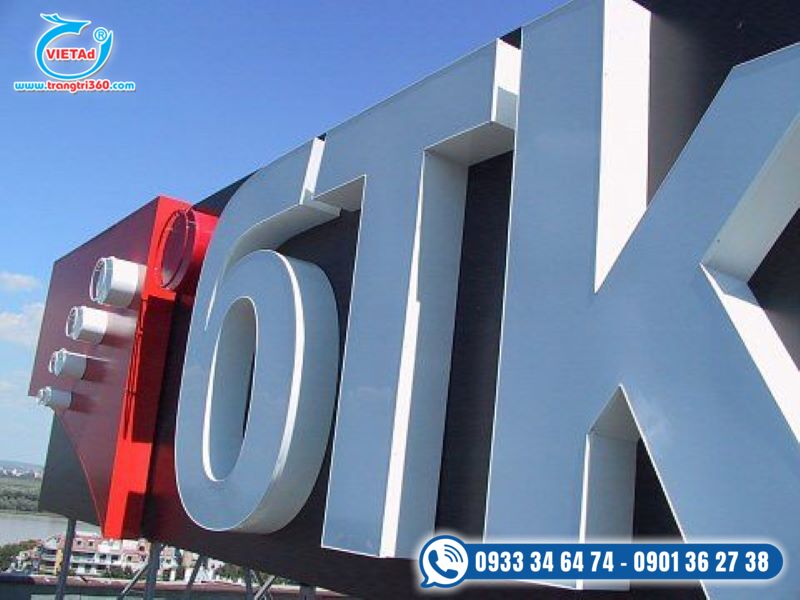 Bảng hiệu chữ nhôm Hàn Quốc