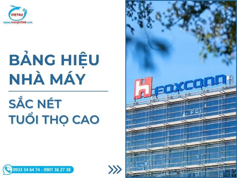Thi Công, Gia Công Bảng Hiệu Nhà Máy Bền Đẹp, Chuyên Nghiệp