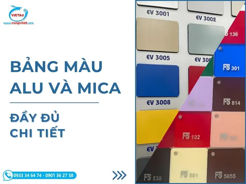Bảng Màu Alu Và Mica Đủ Loại Cập Nhật Mới Nhất Năm 2026