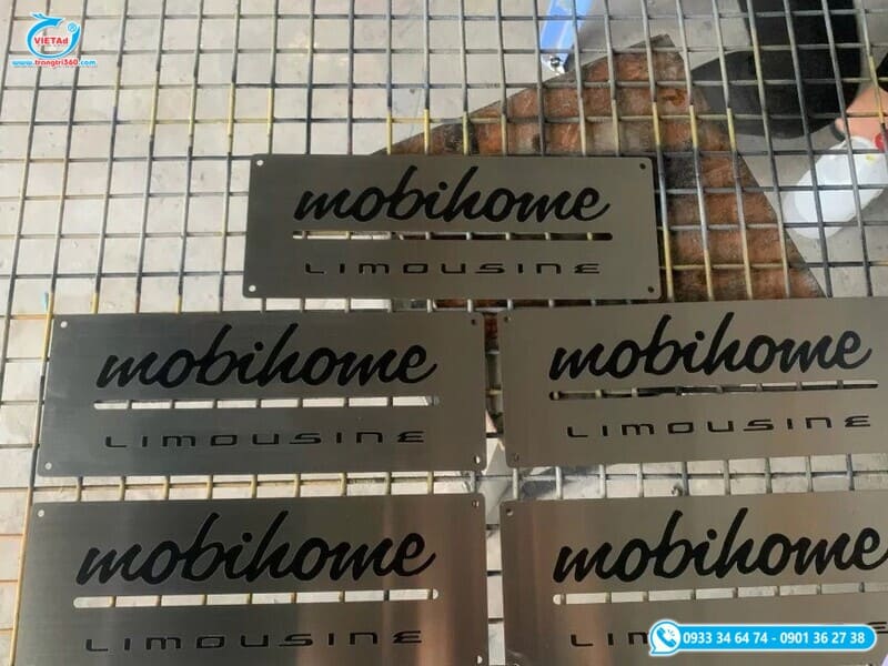 Các biển phòng ban inox mobihome
