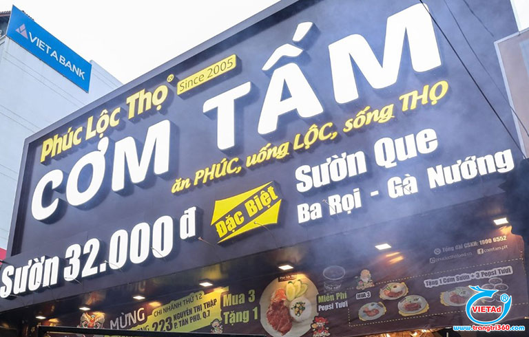 Bảng quảng cáo ăn sáng giúp tạo dựng sự tin tưởng cho khách hàng