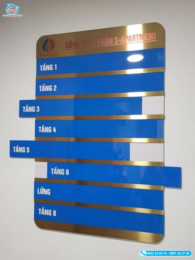 Quy trình thiết kế và thi công biển chỉ dẫn bài bản