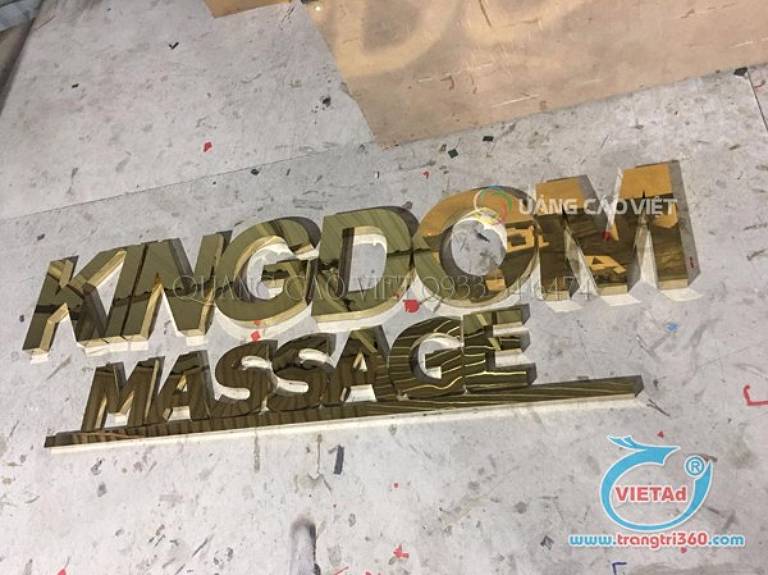 Nhu cầu sử dụng, lắp đặt chữ nổi inox bóng