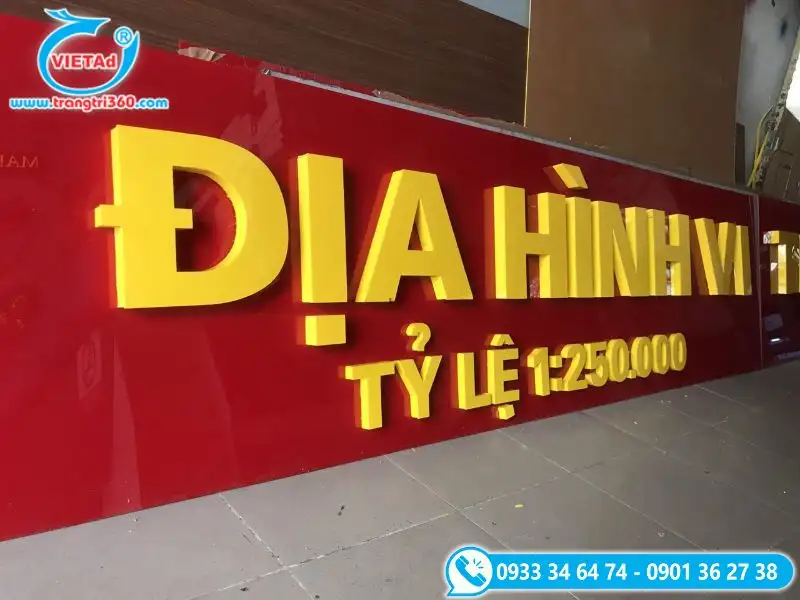 Bảng hiệu chữ nổi alu