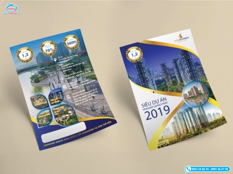 Kích thước khổ a5 tờ rơi bất động sản