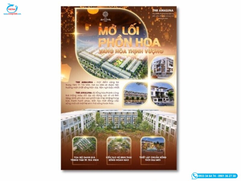 Mẫu thiết kế tờ rơi bất động sản sang trọng