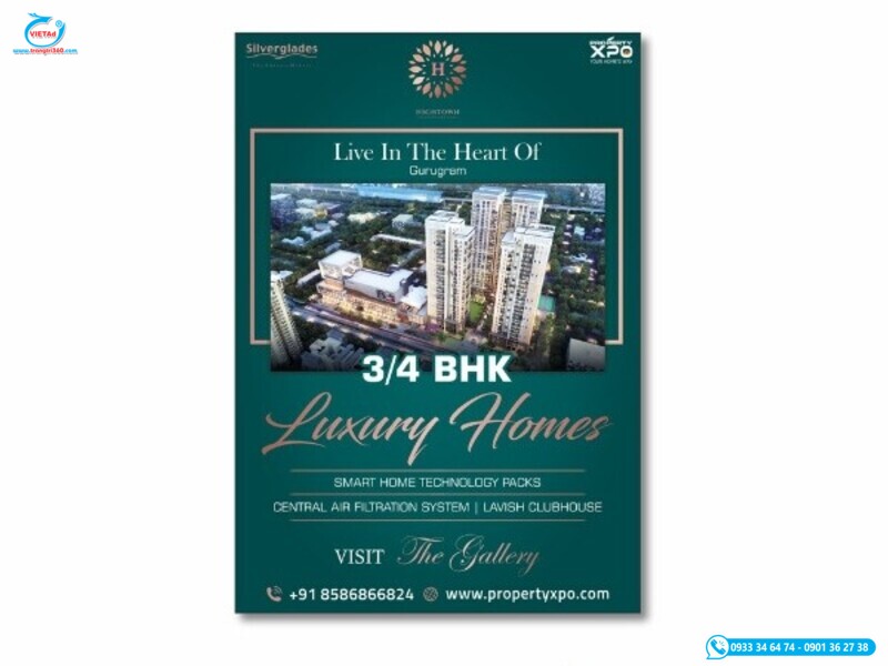 Mẫu thiết kế tờ rơi khổ a4 bất động sản