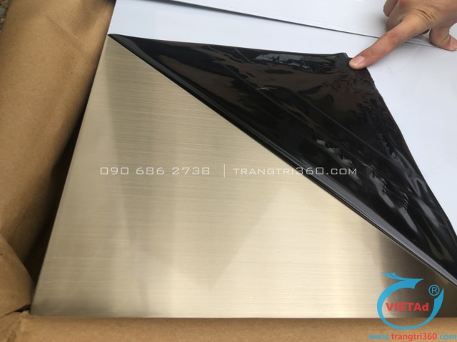 Tấm inox vàng champaigne