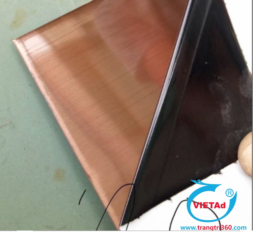 Tấm inox đồng xước