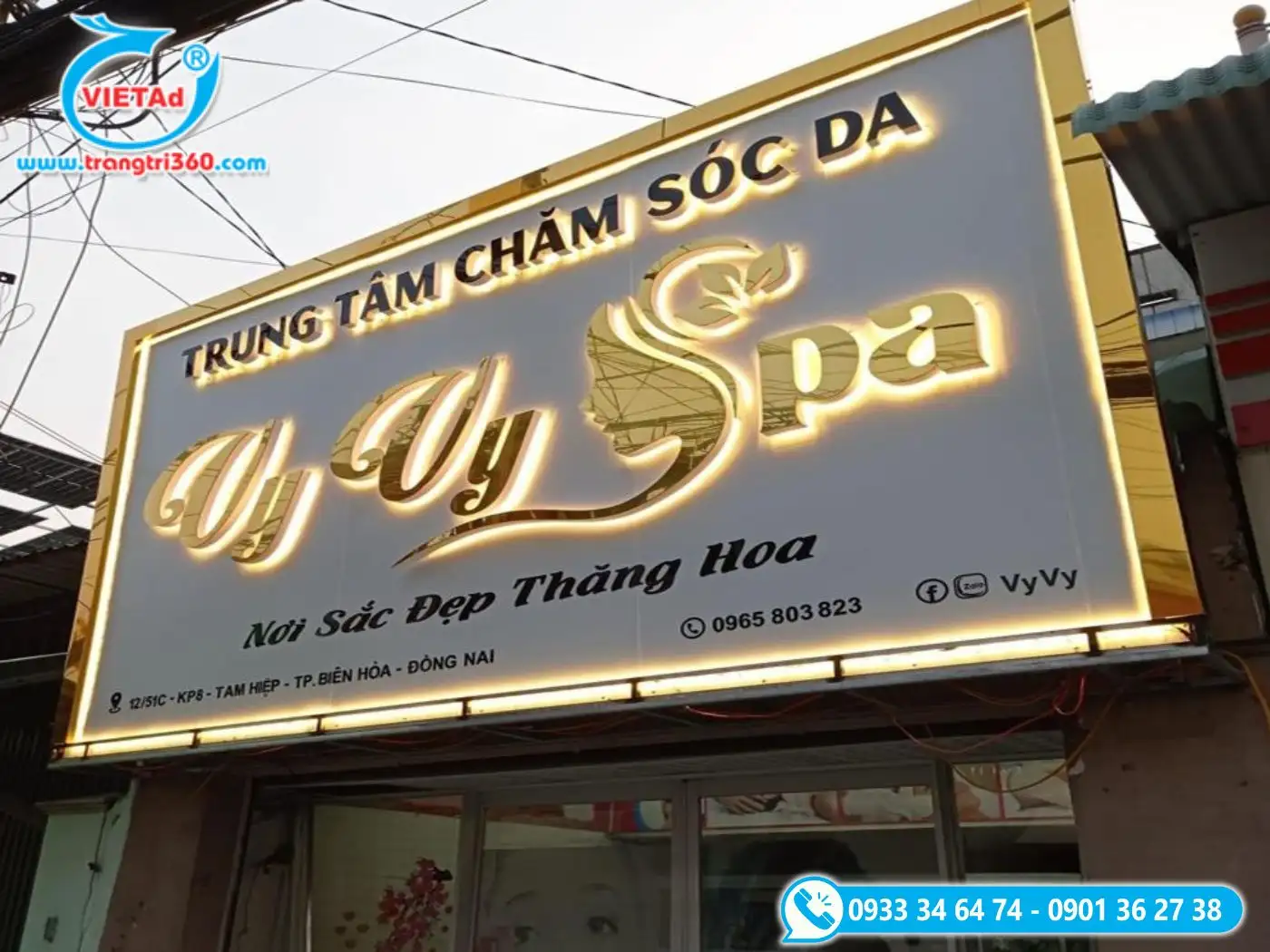 Báo Giá Làm Bảng Hiệu Spa Mini Cao Cấp Mẫu Mã Đa Dạng, Hiện Đại - Ảnh 4