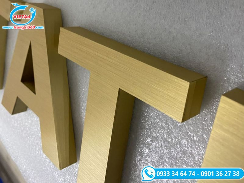 gia công inox vàng xước