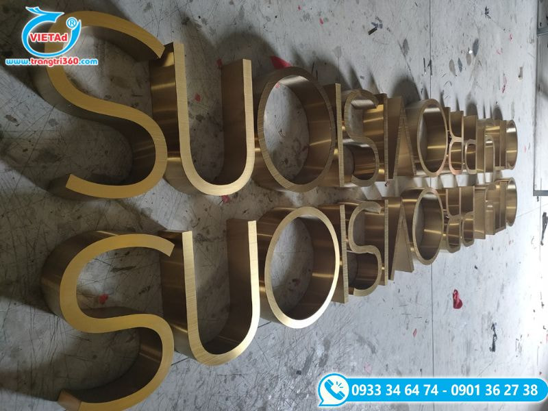 Inox vàng xước