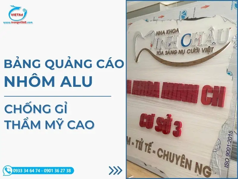 Gia Công Bảng Quảng Cáo Nhôm Aluminium Chuyên Nghiệp