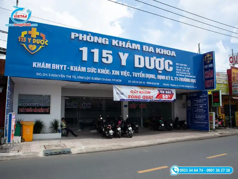 Bảng hiệu chữ nổi mica cho phòng khám