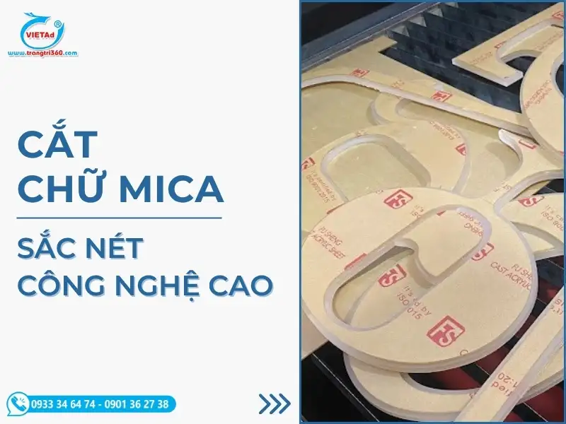 Báo Giá Cắt Chữ Mica Theo Yêu Cầu, Lấy Ngay Tại Xưởng