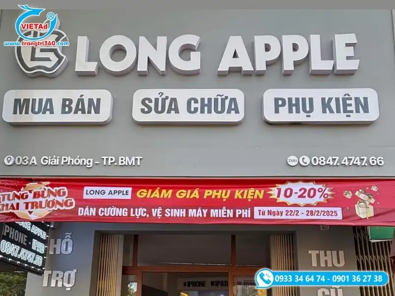 Bảng hiệu Apple ưu tiên những gam màu trung tính như trắng, đen, xám, bạc