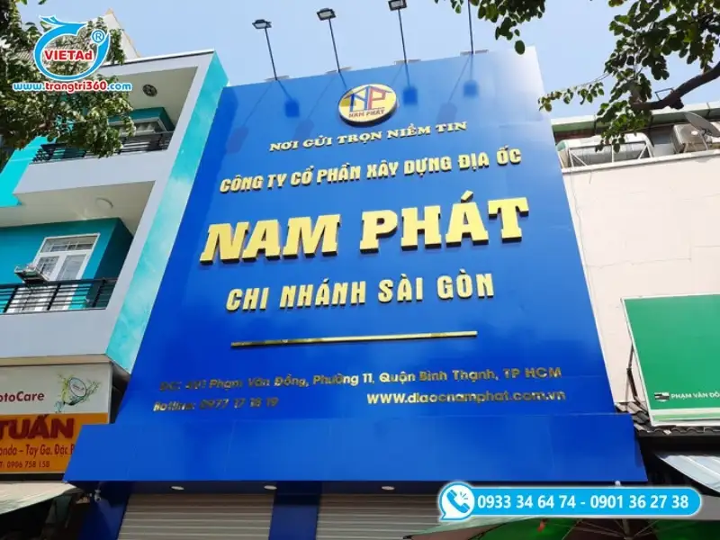 Thiết kế bảng hiệu Bình Thạnh dễ nhận diện, thu hút ánh nhìn