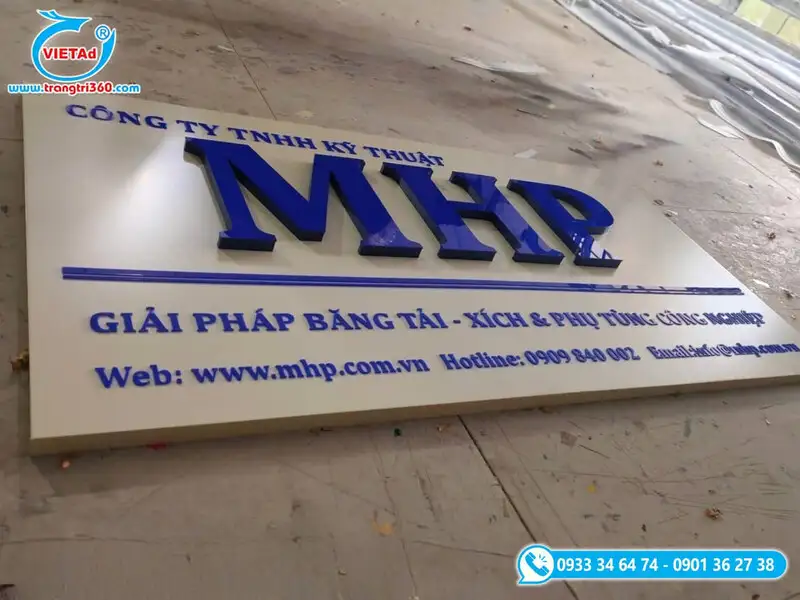 Bảng hiệu chữ nổi được nhiều cửa hàng, quán ăn lựa chọn vì dộ bền và thâm mỹ cao