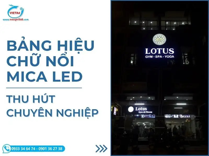 Làm Bảng Hiệu Chữ Nổi Mica Led Chuyên Nghiệp Chất Lượng