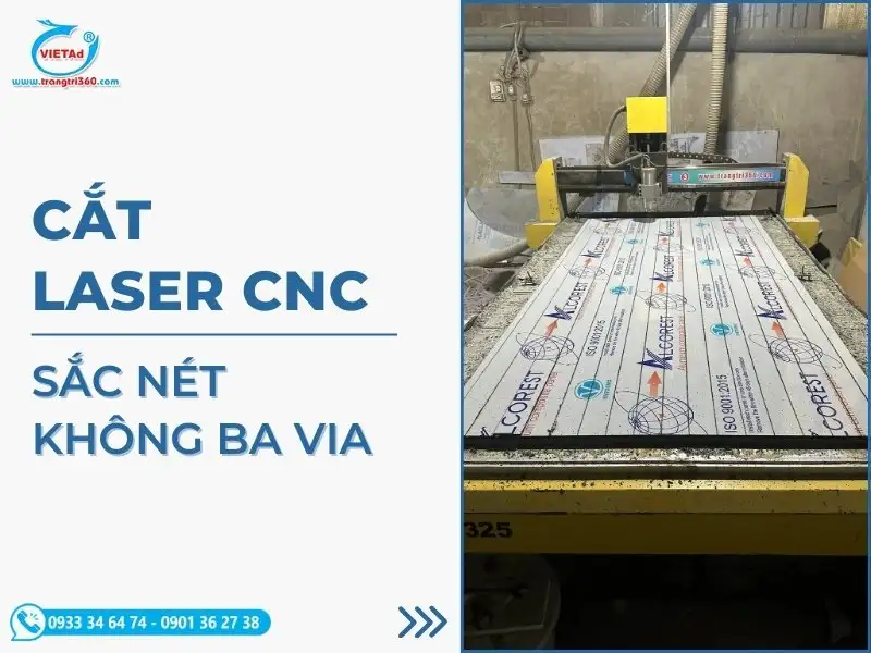 Gia Công Cắt Laser CNC Inox, Mica, Gỗ Nhanh, Sắc Nét, Giá Rẻ