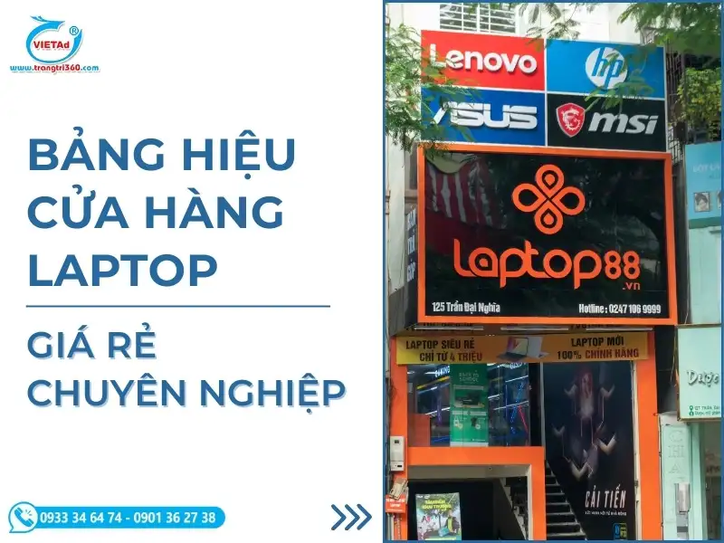 50+ Mẫu Bảng Hiệu Cửa Hàng Laptop Chuyên Nghiệp, Hiện Đại