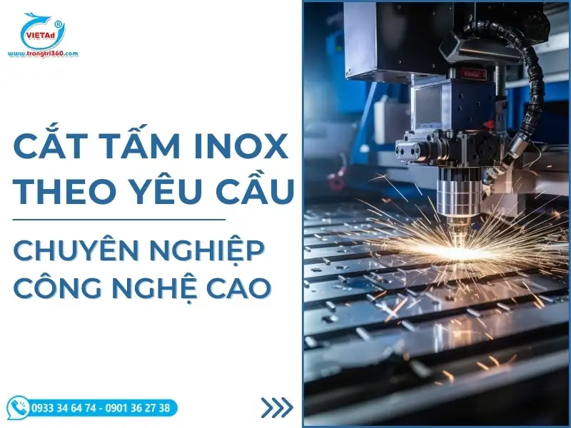 Nhận Cắt Tấm Inox Theo Yêu Cầu, Công Nghệ Cao, Sắt Nét