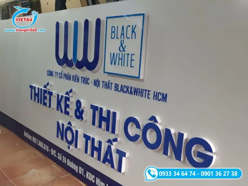 Bảng hiệu quảng cáo Formex (Foam PVC) nhẹ, dễ gia công