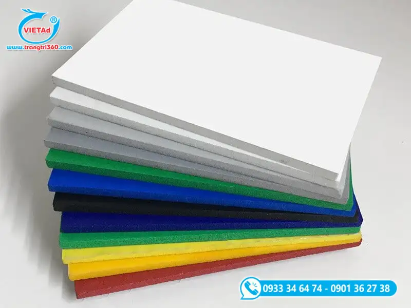 Tấm foam có nhiều màu sắc đa dạng, đẹp mắt để đáp ứng nhu cầu của khách hàng