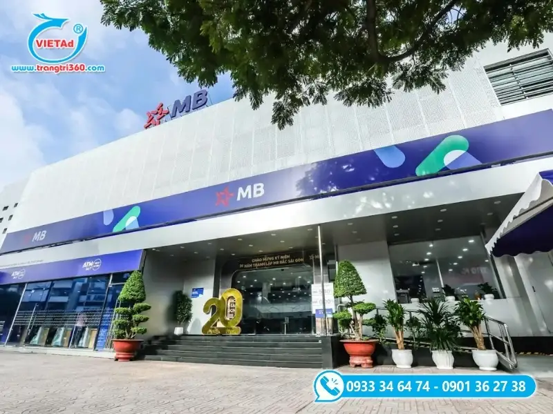 Quy trình 5 bước thi công bảng hiệu ngân hàng chuyên nghiệp tại Quảng Cáo Việt