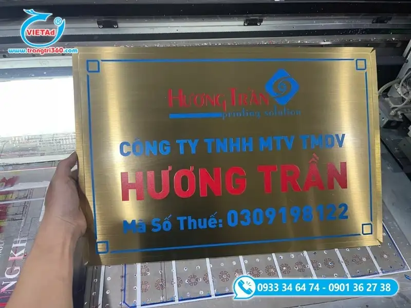 Lưu ý về kích thước khi lắp đặt bảng hiệu công ty